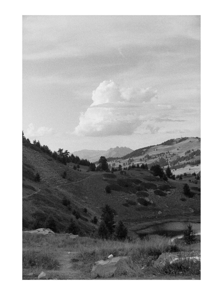 Cumulus au-dessus du Bois Noir , Vars-les-Claux, Hautes-Alpes, août 2022 – Edition 5